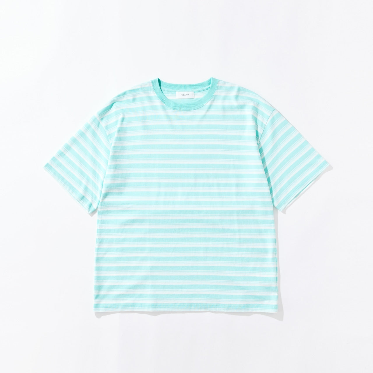 WELLDER【ウェルダー】Stripe Short Sleeve (WHITE × MINT)