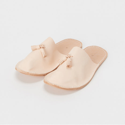 Hender Scheme 【エンダースキーマ】leather slipper (natural)【in-rc-les】