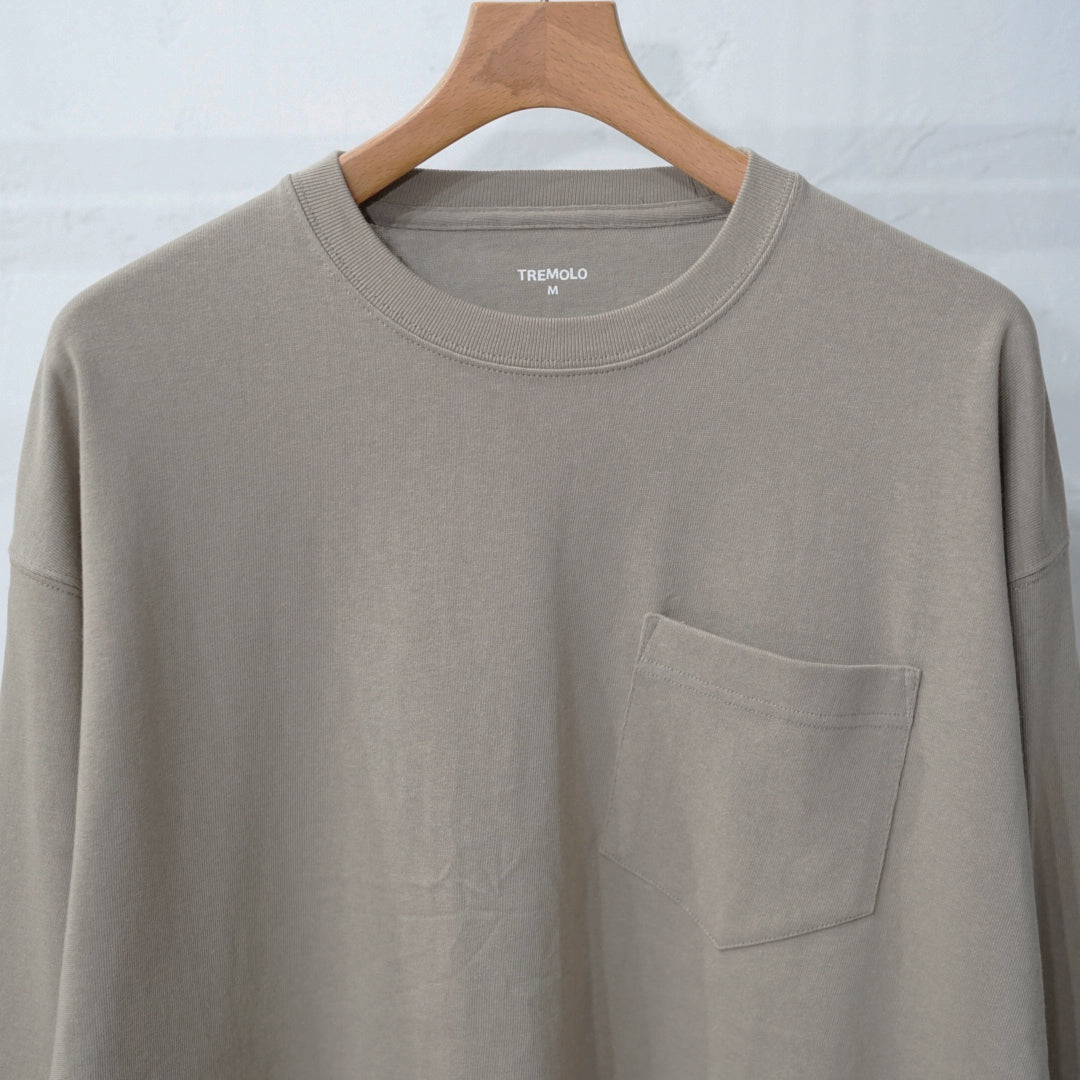 Tremolo【トレモロ】Heavy Weight L/S Pocket Tee  (3COLOR)