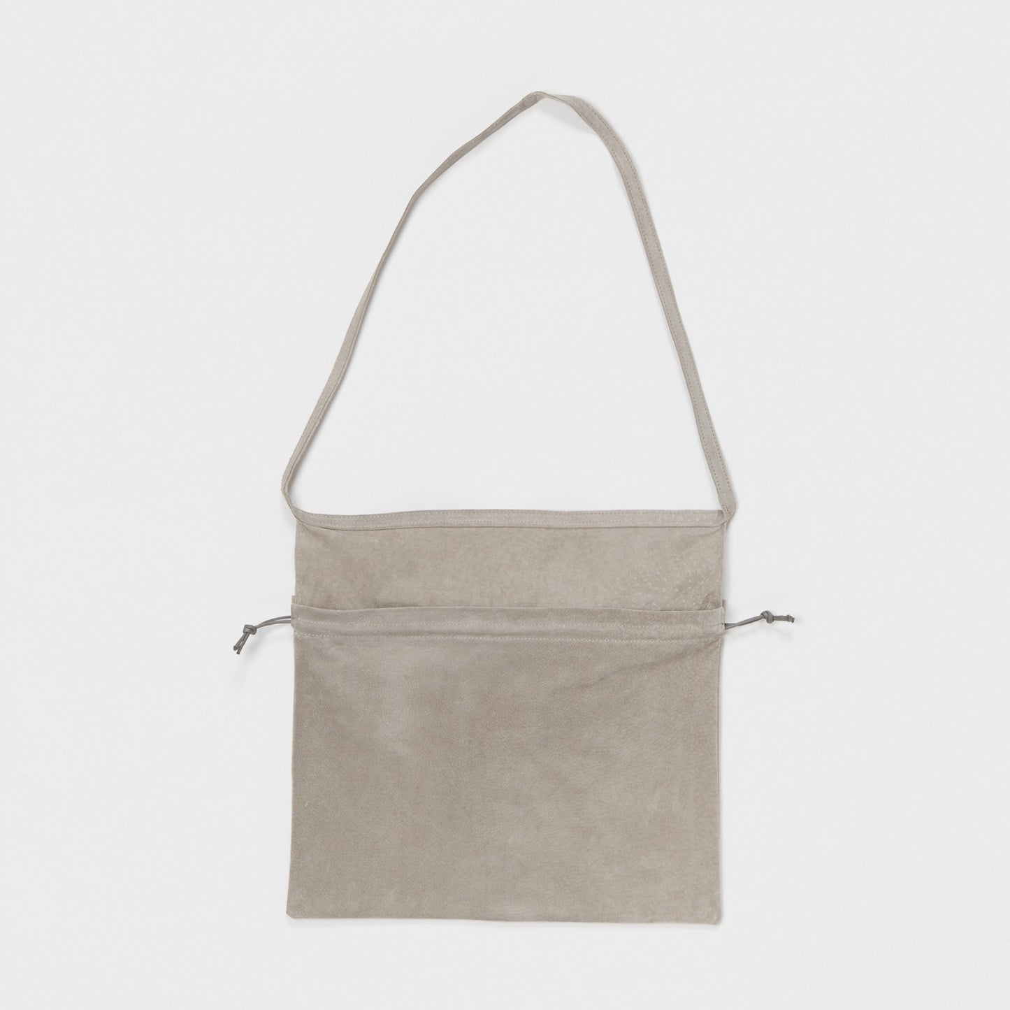 Hender Scheme 【エンダースキーマ】red cross bag big (light gray)