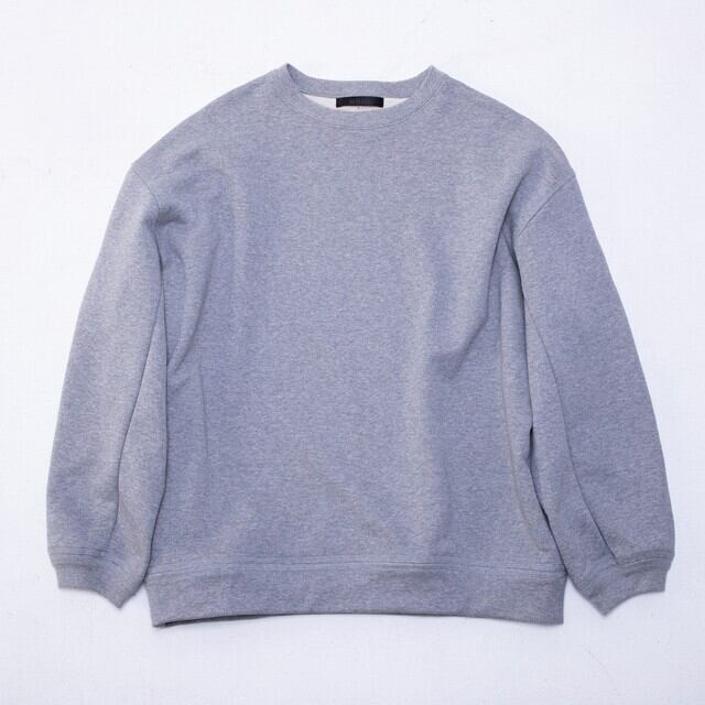 whim【ウィム】Double sleeves crew neck sweat (GRAY)