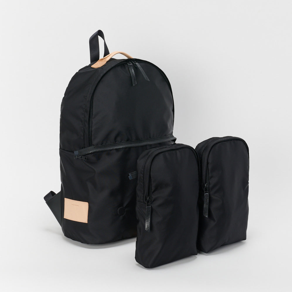 Hender Scheme 【エンダースキーマ】double pocket pack (BLACK)